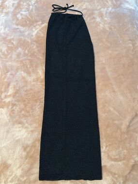 NWT Bond-Eye Swim Imogen Swimsuit Coverup Halter Dress, Black, One Size